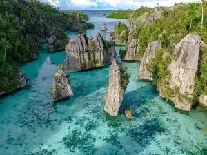 Lagoons in Raja Ampat